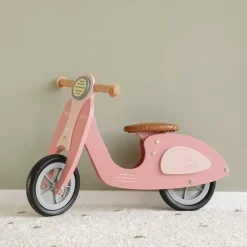 Houten Loopscooter Pink Little Dutch