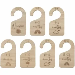 Houten Maathangers Hello Baby Ginger Ray