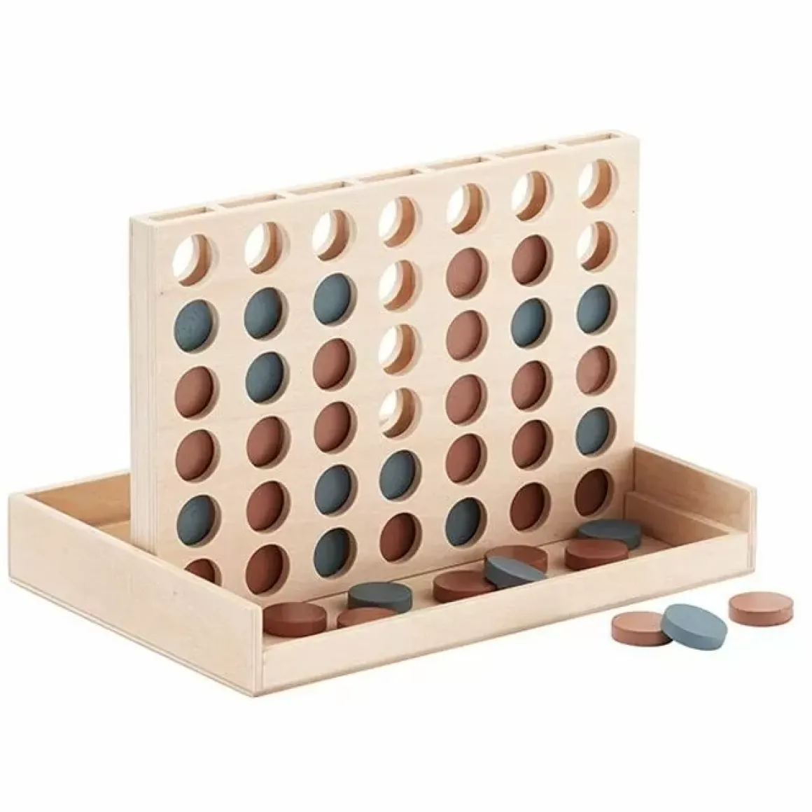 Houten 4-Op-Een-Rij Spel Kids Concept