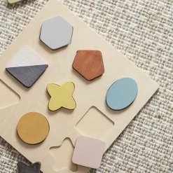 Houten Puzzel Geo Vormen Kids Concept