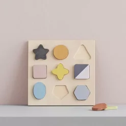 Houten Puzzel Geo Vormen Kids Concept