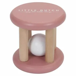 Houten Rammelaar Roller Flowers Little Dutch