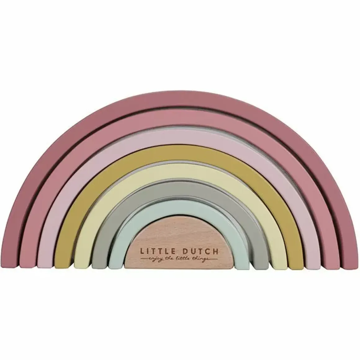 Houten Regenboog Roze Little Dutch