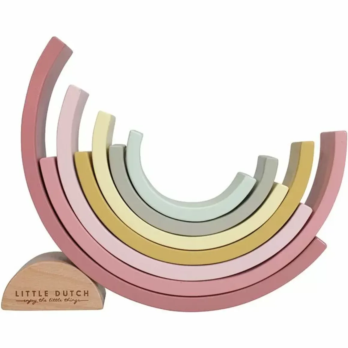 Houten Regenboog Roze Little Dutch