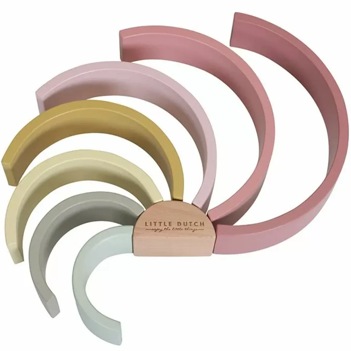 Houten Regenboog Roze Little Dutch