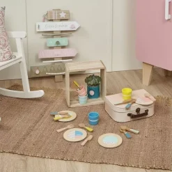 Houten Servies Janod