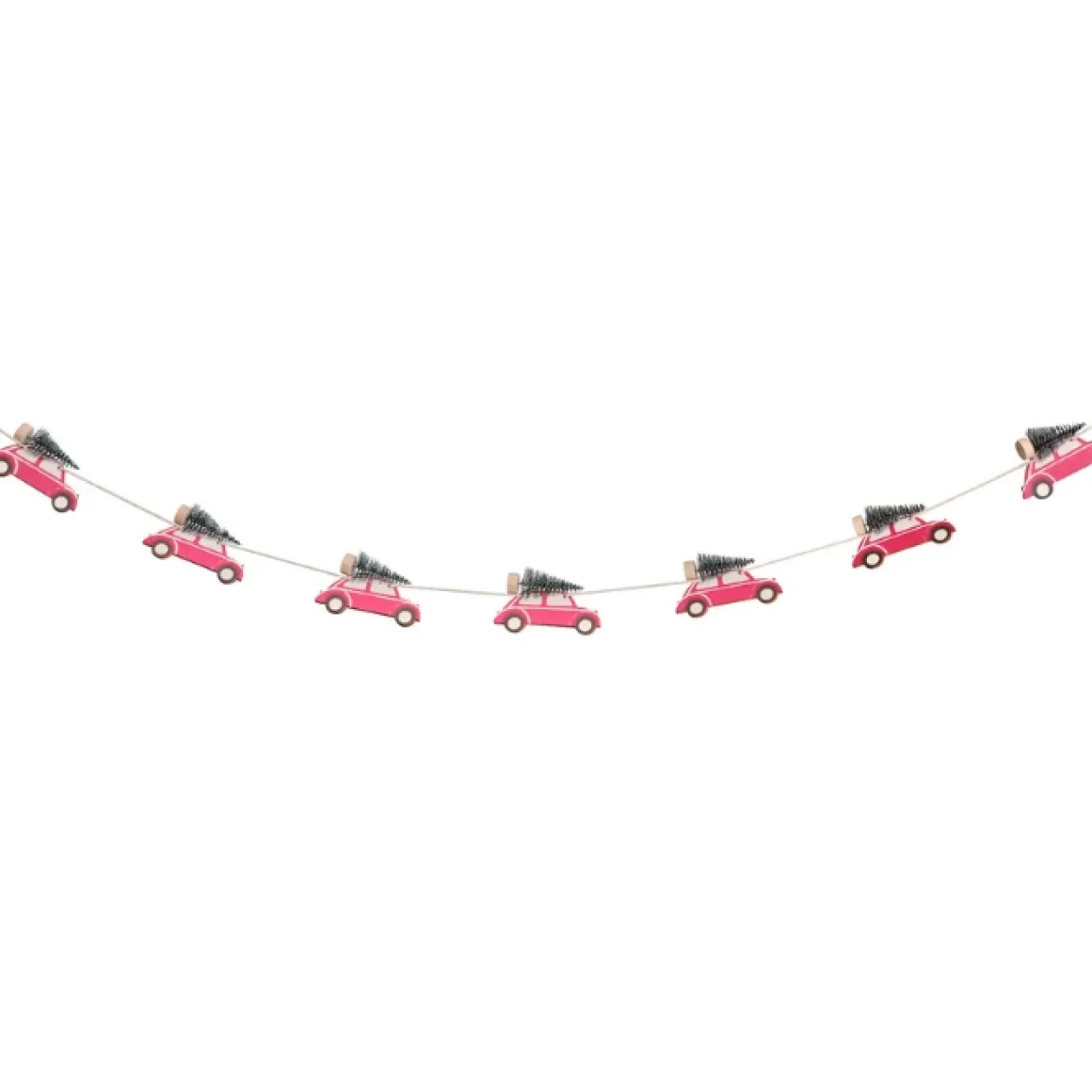 Houten Slinger Auto'S Merry Little Christmas