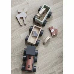 Houten Speeltrein Met Diertjes Kids Concept