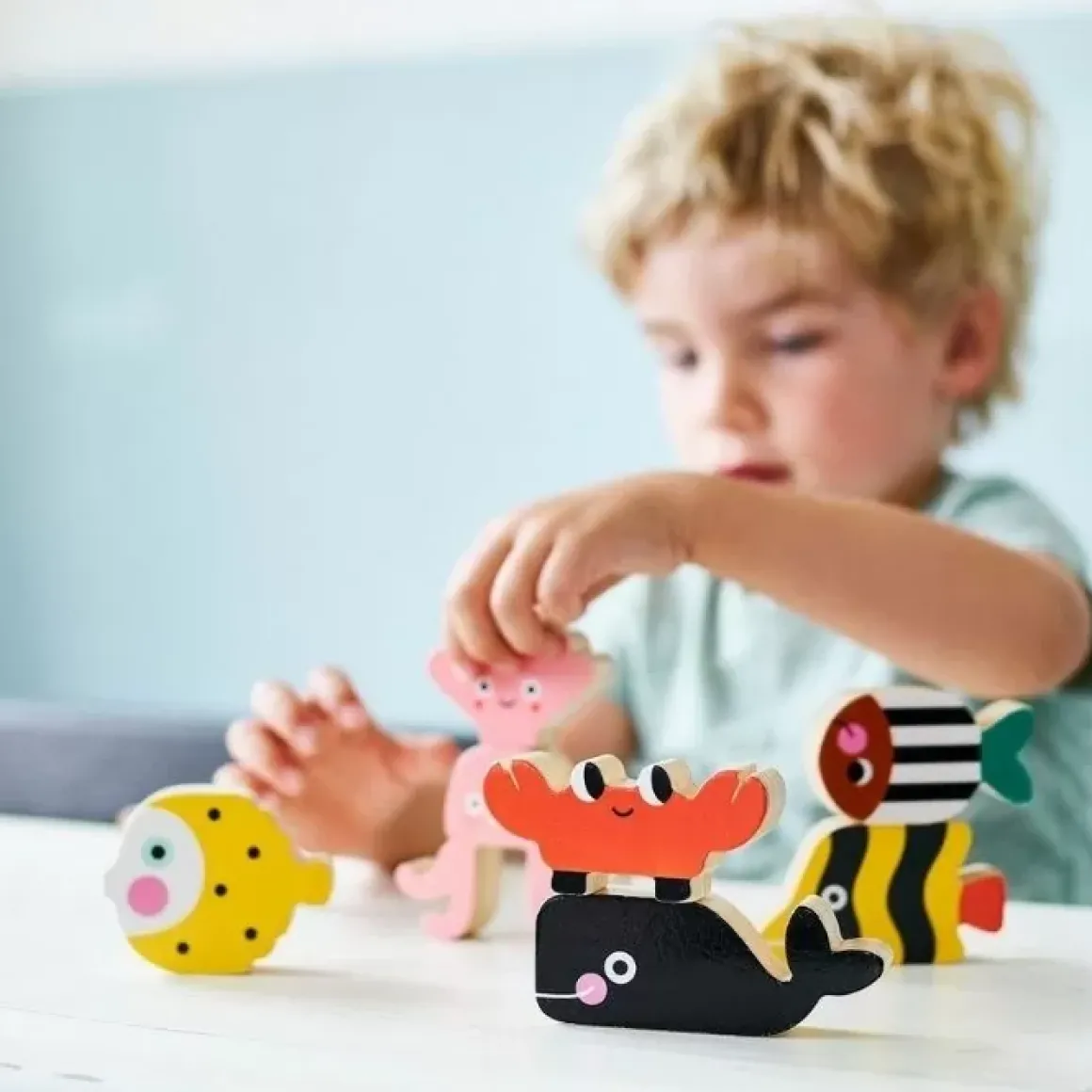 Houten Stapeldieren Ocean Petit Monkey