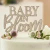 Houten Taarttopper Baby In Bloom Ginger Ray