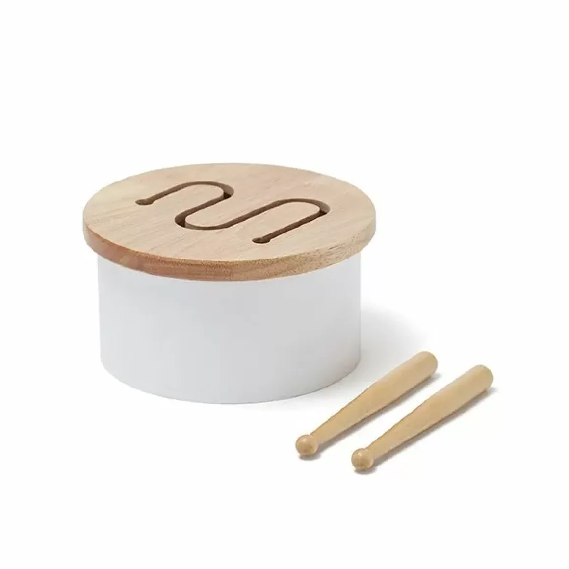 Houten Trommel Wit Kids Concept