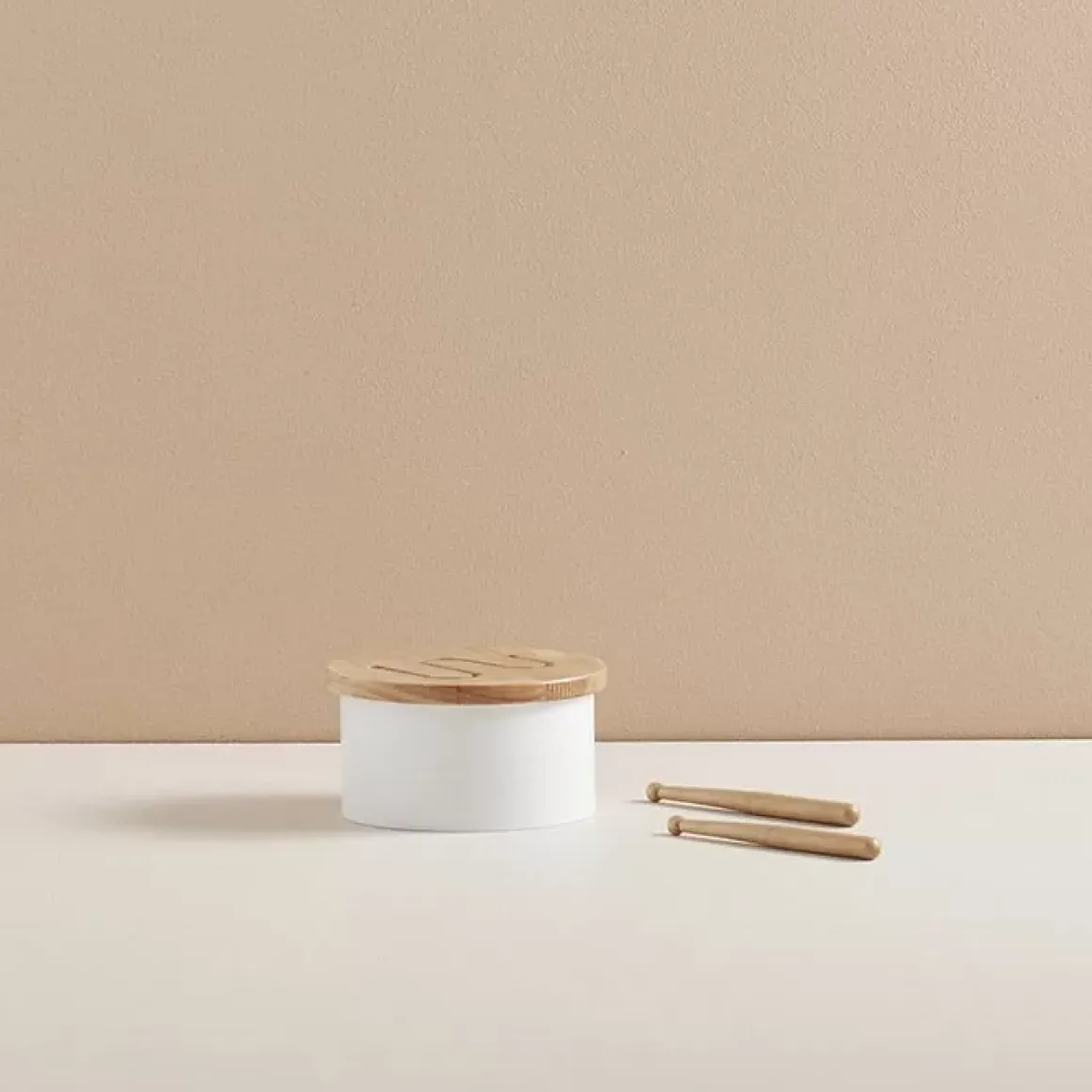 Houten Trommel Wit Kids Concept