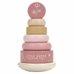 Houten Tuimelstapelaar Flowers Little Dutch
