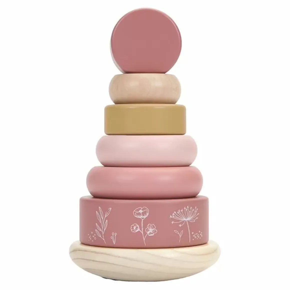 Houten Tuimelstapelaar Flowers Little Dutch