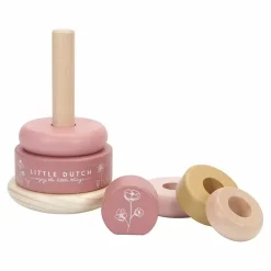 Houten Tuimelstapelaar Flowers Little Dutch