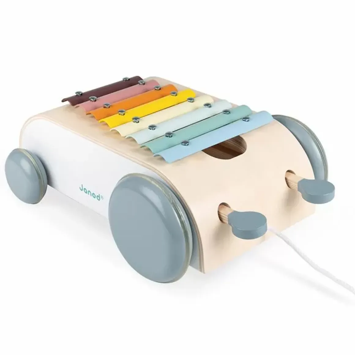 Houten Xylofoon Op Wielen Sweet Cocoon Janod