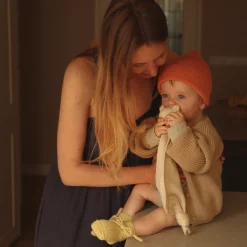 Hvid Knuffeldoekje Teddy Toki Cream