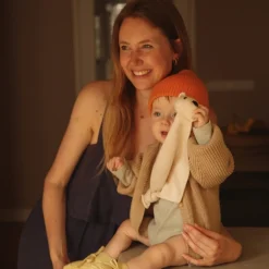 Hvid Knuffeldoekje Teddy Toki Cream