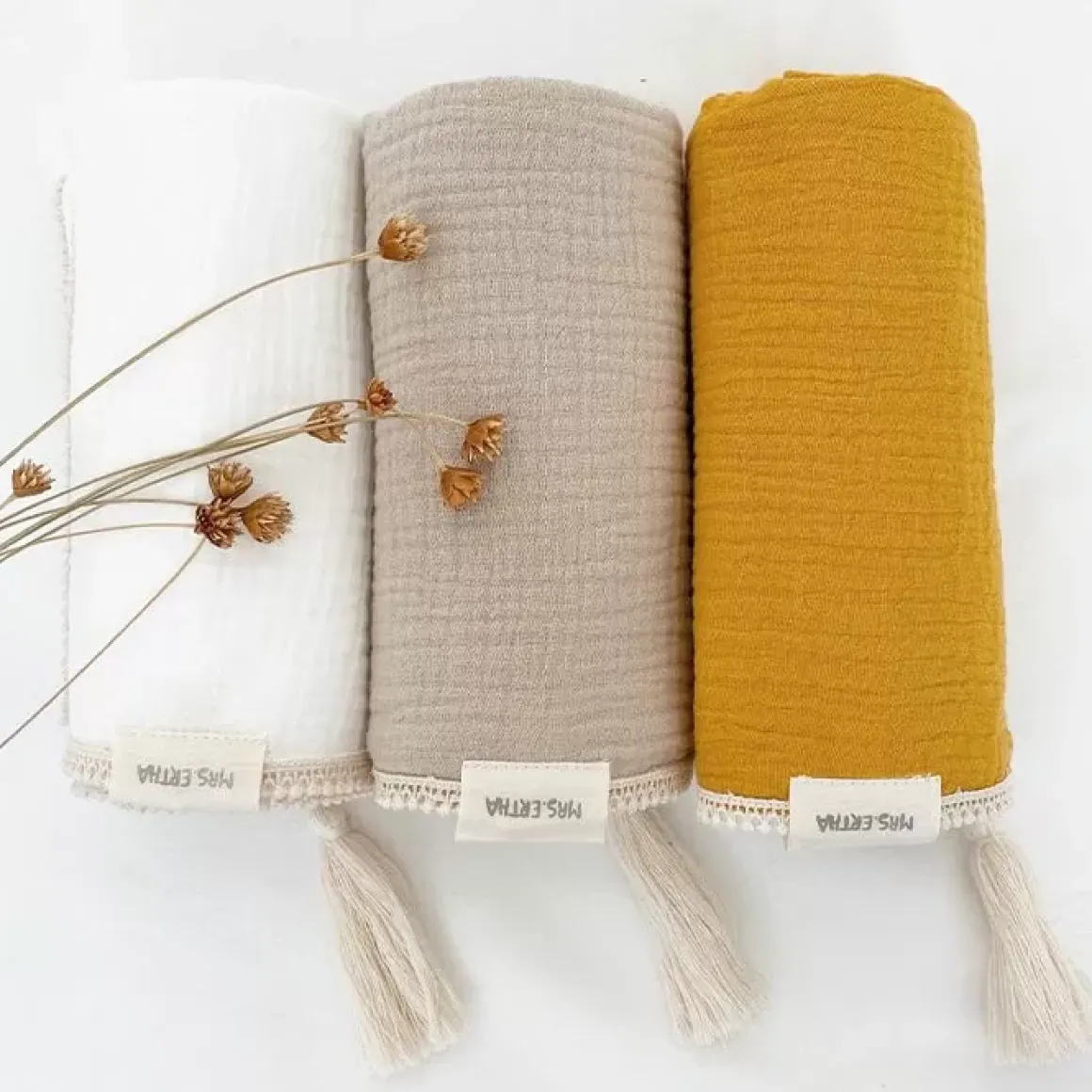 Hydrofiele Doek Xl Finn Ginger Mrs. Ertha