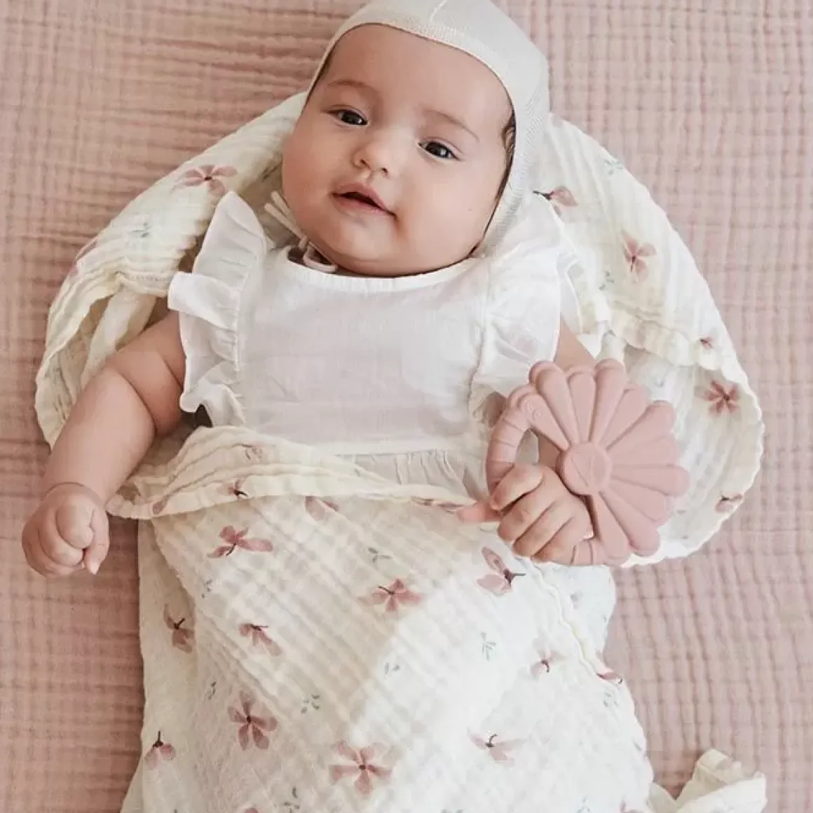 Hydrofiele Doek Xl Windflower Cream Camcam