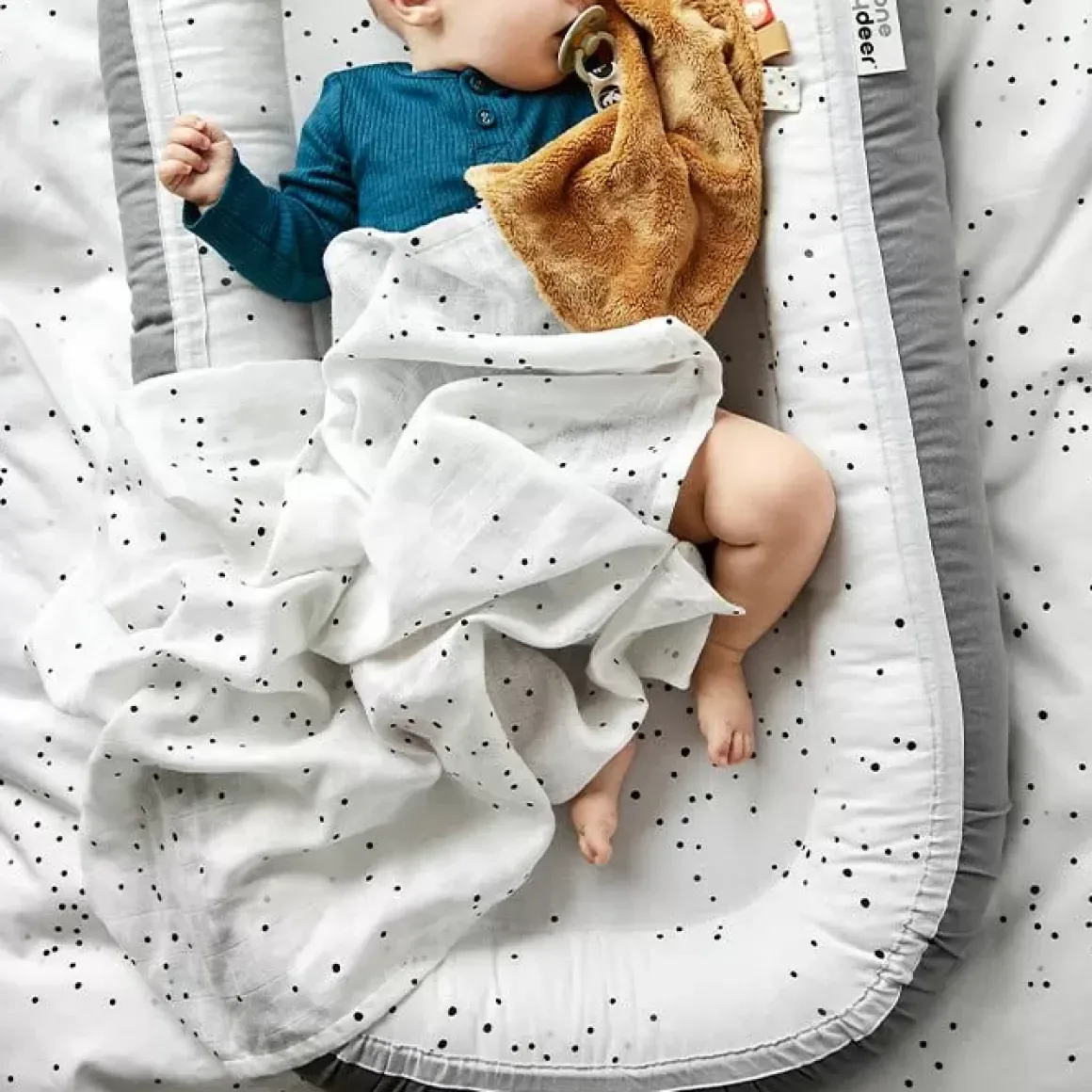 Hydrofiele Doeken Dreamy Dots Wit (2St) Done By Deer