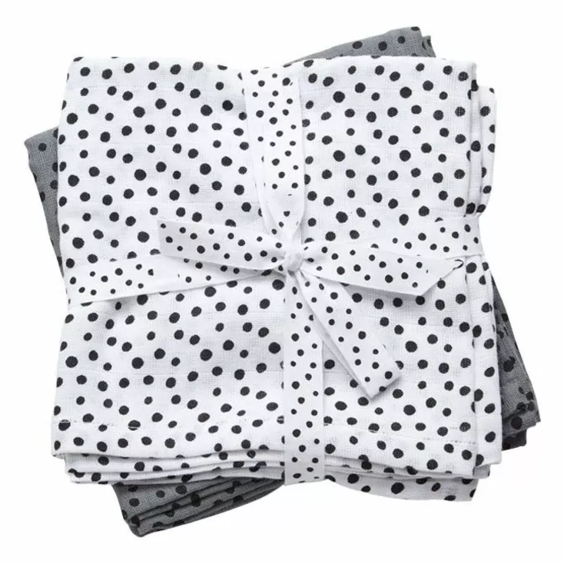 Hydrofiele Doeken Happy Dots Grijs (2St) Done By Deer