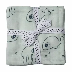 Hydrofiele Doeken Sea Friends Blauw (2St) Done By Deer