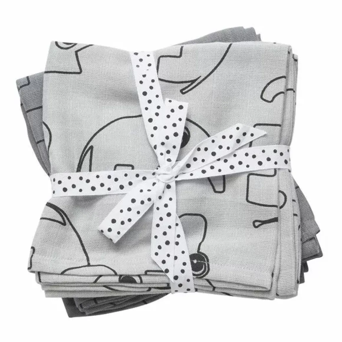 Hydrofiele Doeken Xl Contour Grijs (2St) Done By Deer