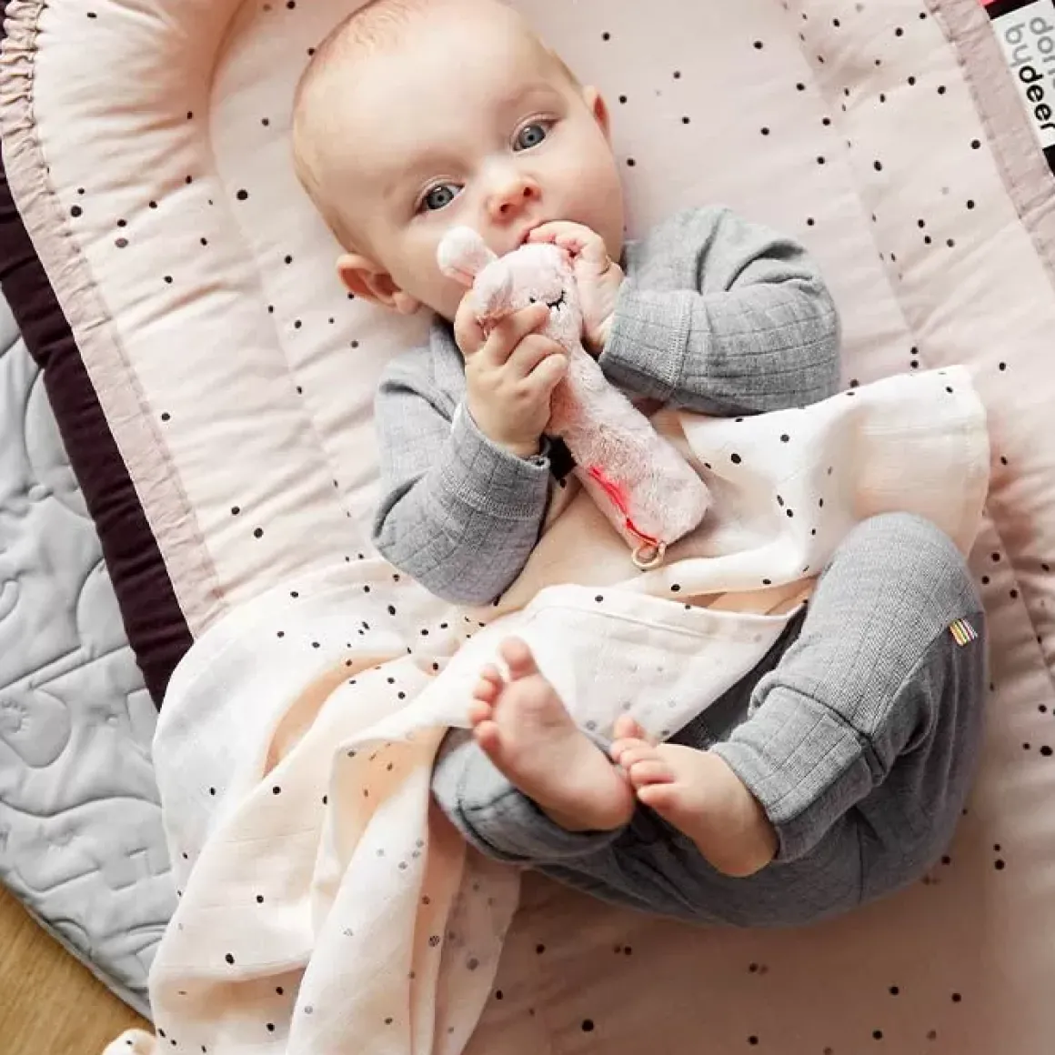 Hydrofiele Doeken Xl Dreamy Dots Powder (2St) Done By Deer