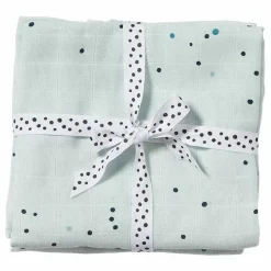 Hydrofiele Doeken Xl Dreamy Dots Blauw (2St) Done By Deer