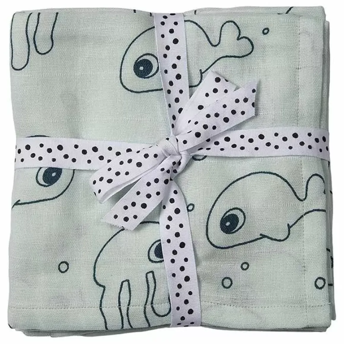 Hydrofiele Doeken Xl Sea Friends Blauw (2St) Done By Deer