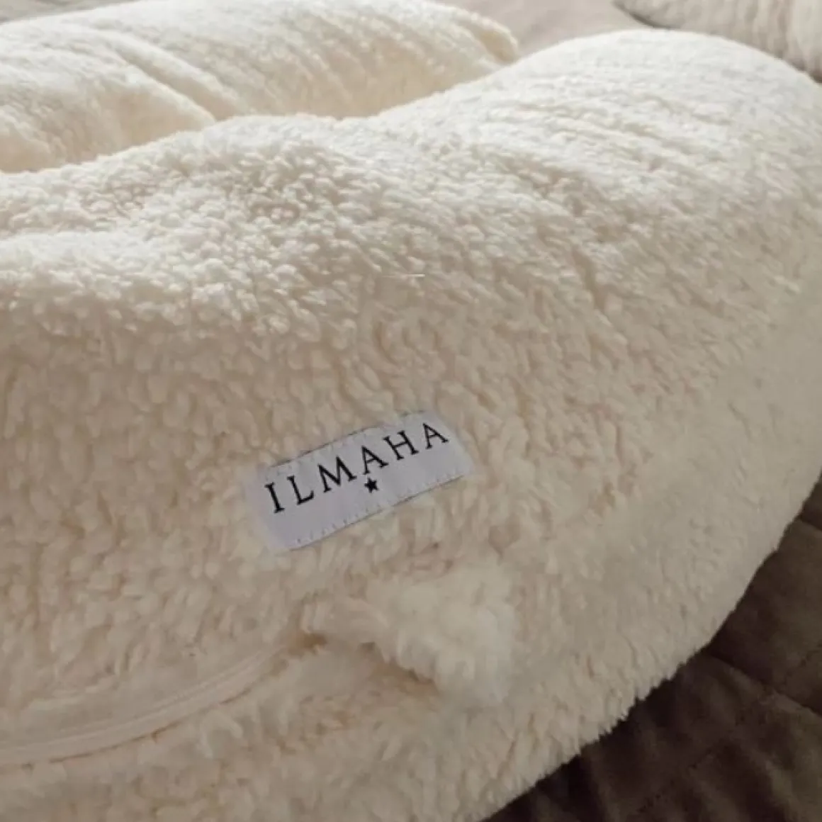 Ilmaha Voedingskussen Teddy Ecru