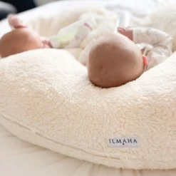 Ilmaha Voedingskussen Tweeling Teddy Ecru