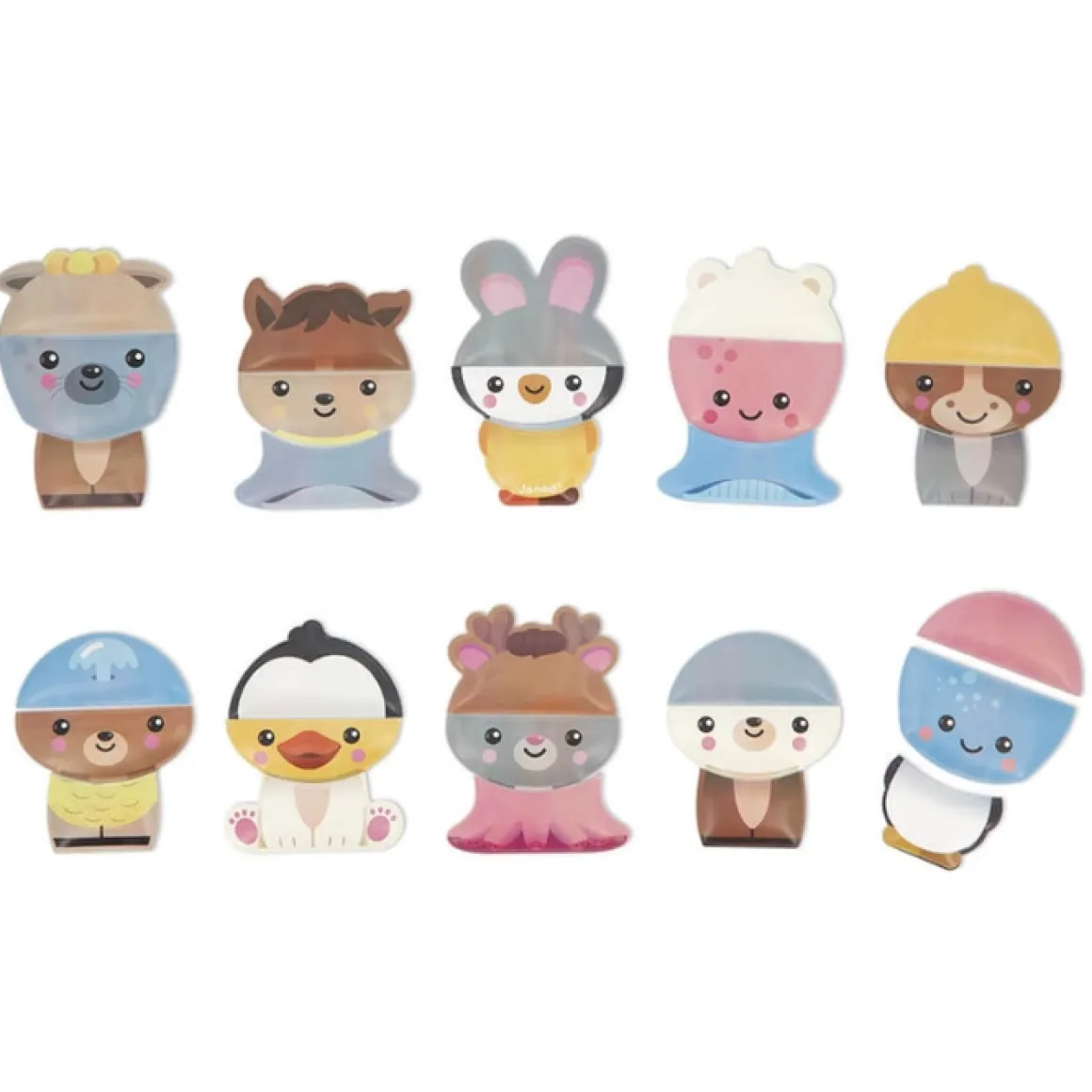 Janod Badspeelgoed Mix En Match Dieren