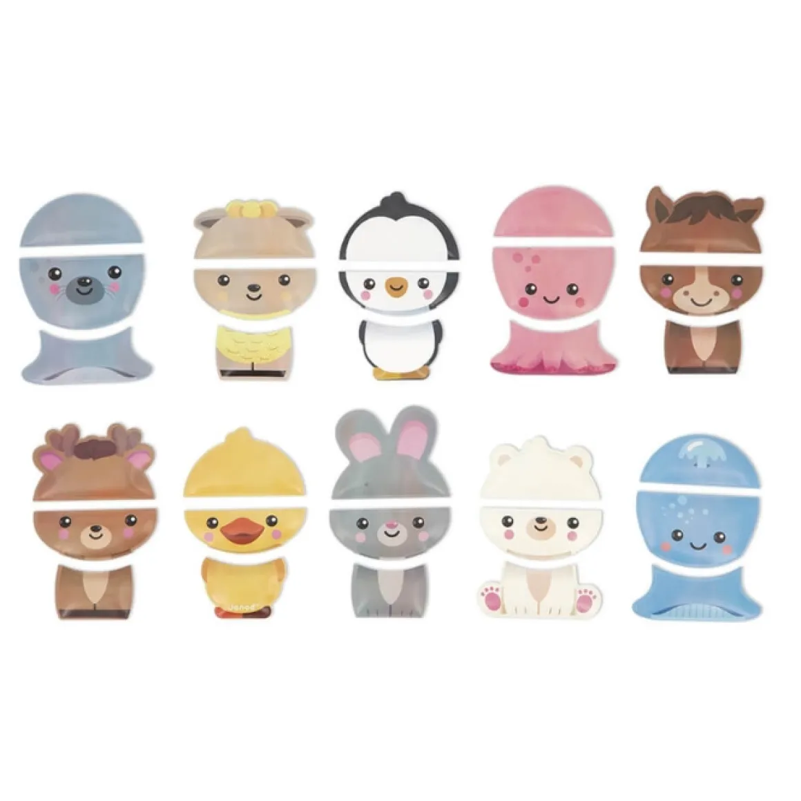 Janod Badspeelgoed Mix En Match Dieren