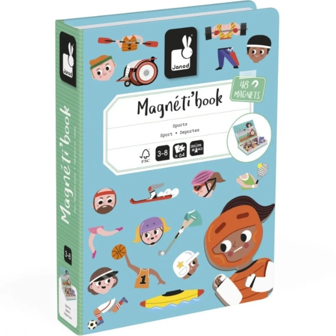 Janod Magnetibook Sporten