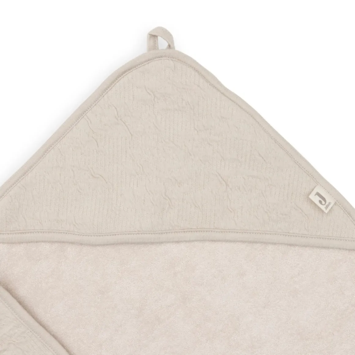 Jollein Baby Badcape Soft Waves Nougat