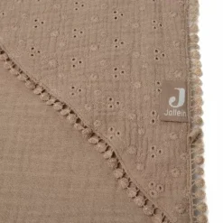 Jollein Badcape Embroidery Biscuit