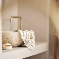 Jollein Badcape Stripe Olive Green