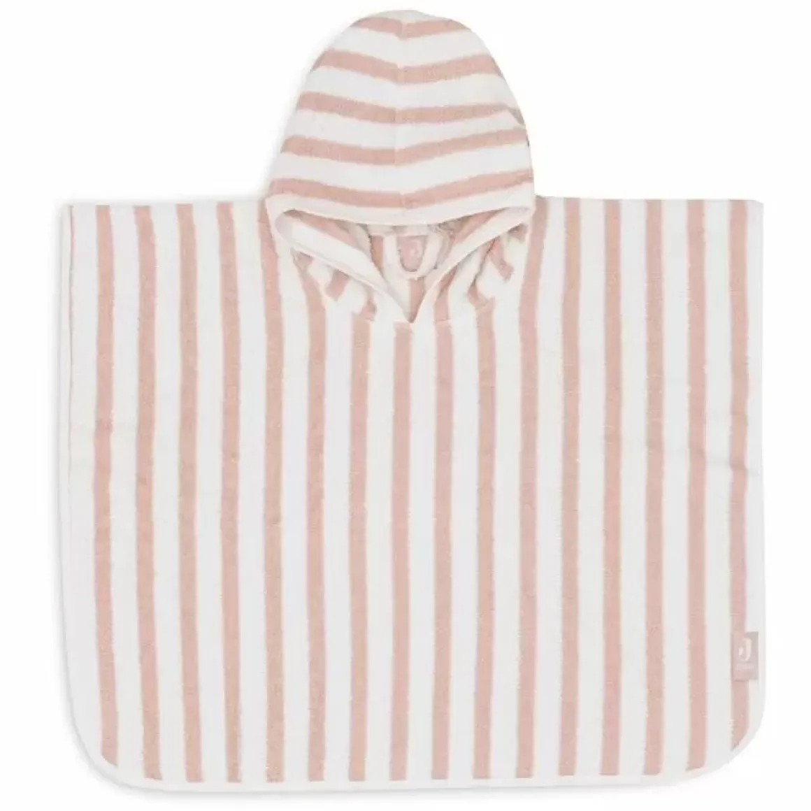 Jollein Badponcho Stripe Wild Rose
