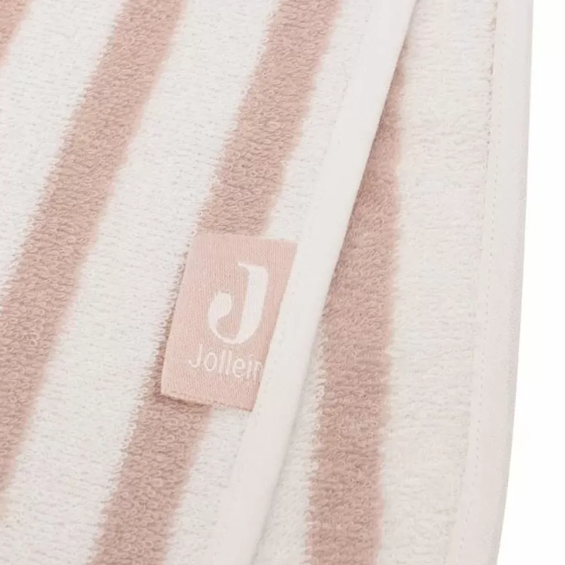 Jollein Badponcho Stripe Wild Rose