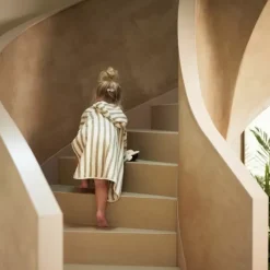 Jollein Badponcho Stripe Olive Green