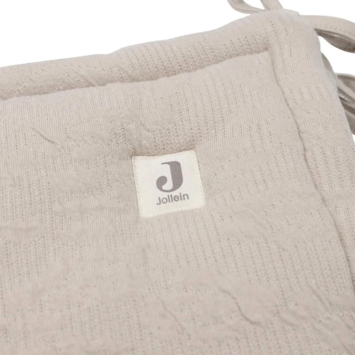 Jollein Bedbumper Soft Waves Nougat 180X30Cm