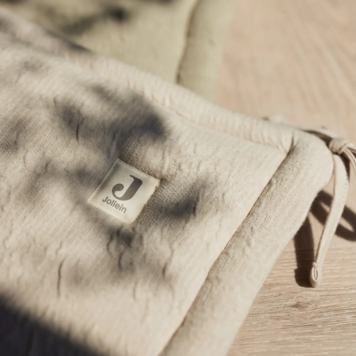 Jollein Bedbumper Soft Waves Nougat 180X30Cm