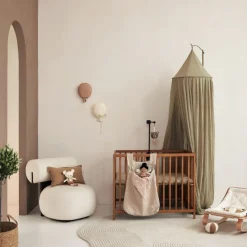 Jollein Bedhemel Vintage Olive Green