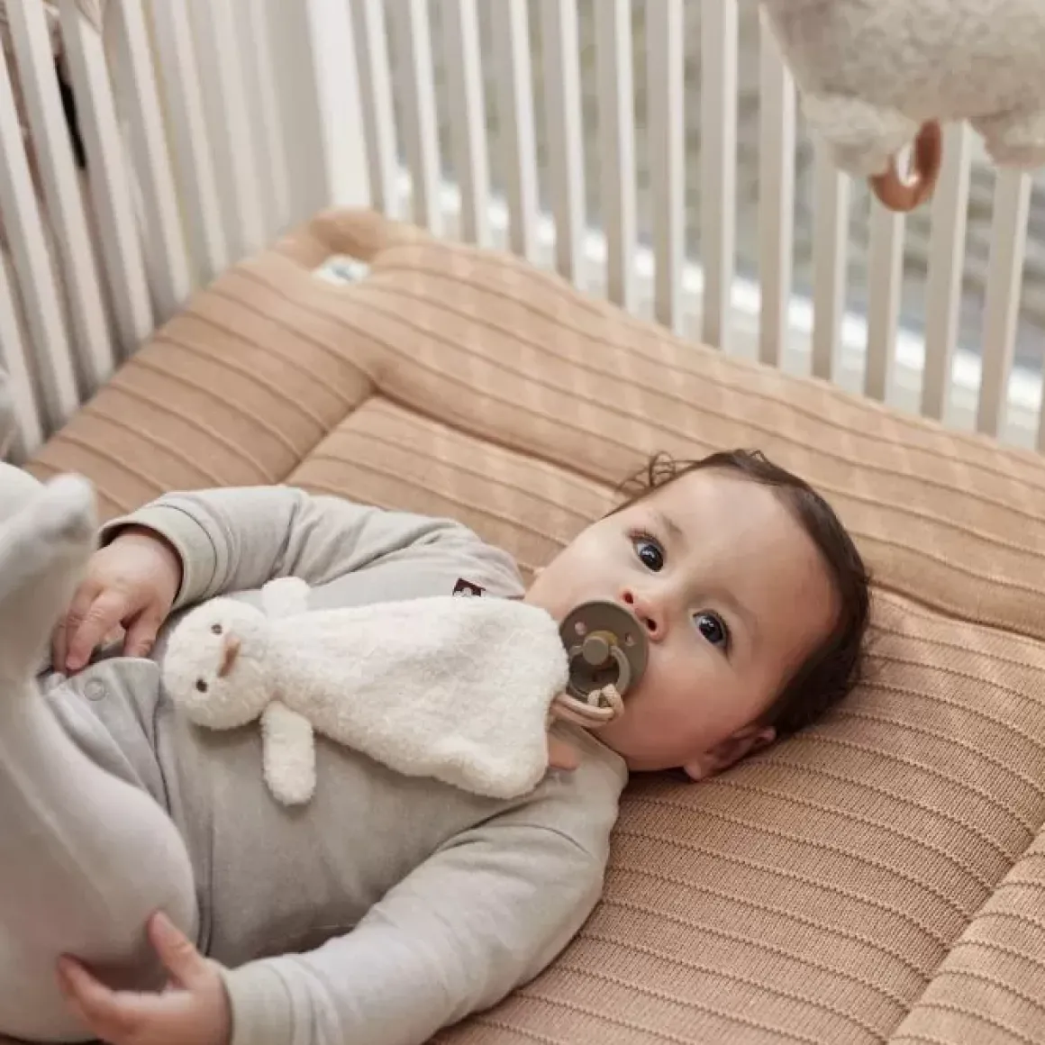 Jollein Boxkleed Pure Knit Biscuit 75X95Cm