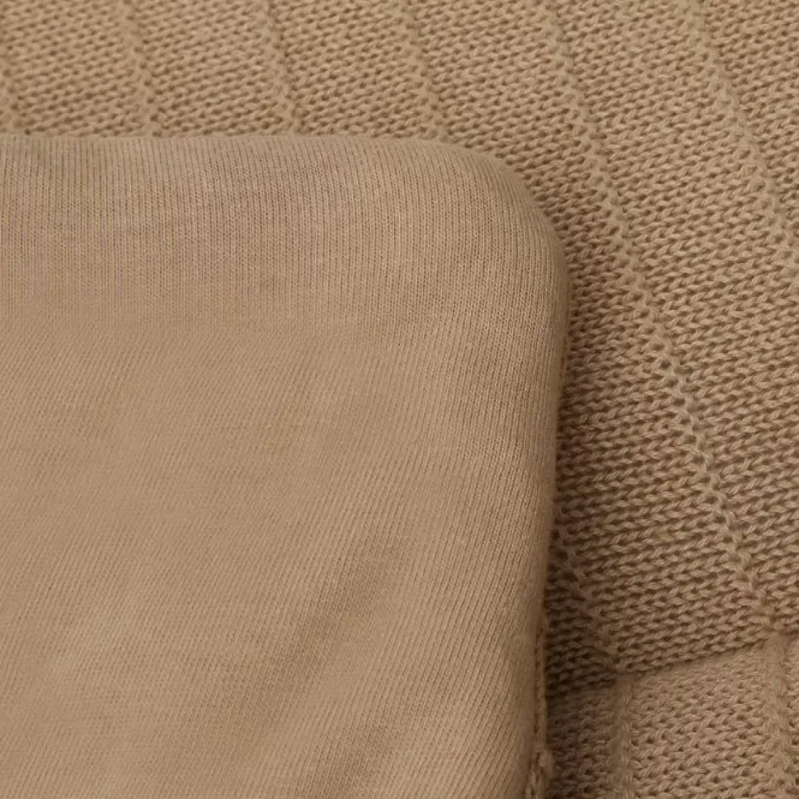 Jollein Boxkleed Pure Knit Biscuit 75X95Cm