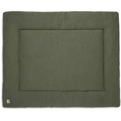 Jollein Boxkleed Pure Knit Leaf Green 75X95Cm
