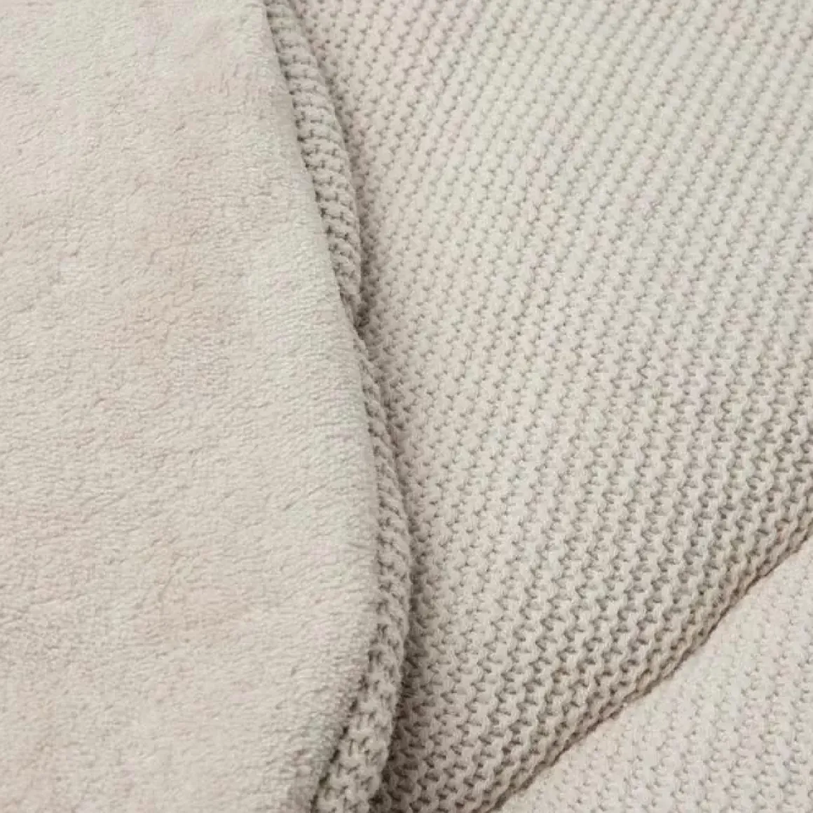 Jollein Boxkleed Rond Basic Knit Nougat (95Cm)