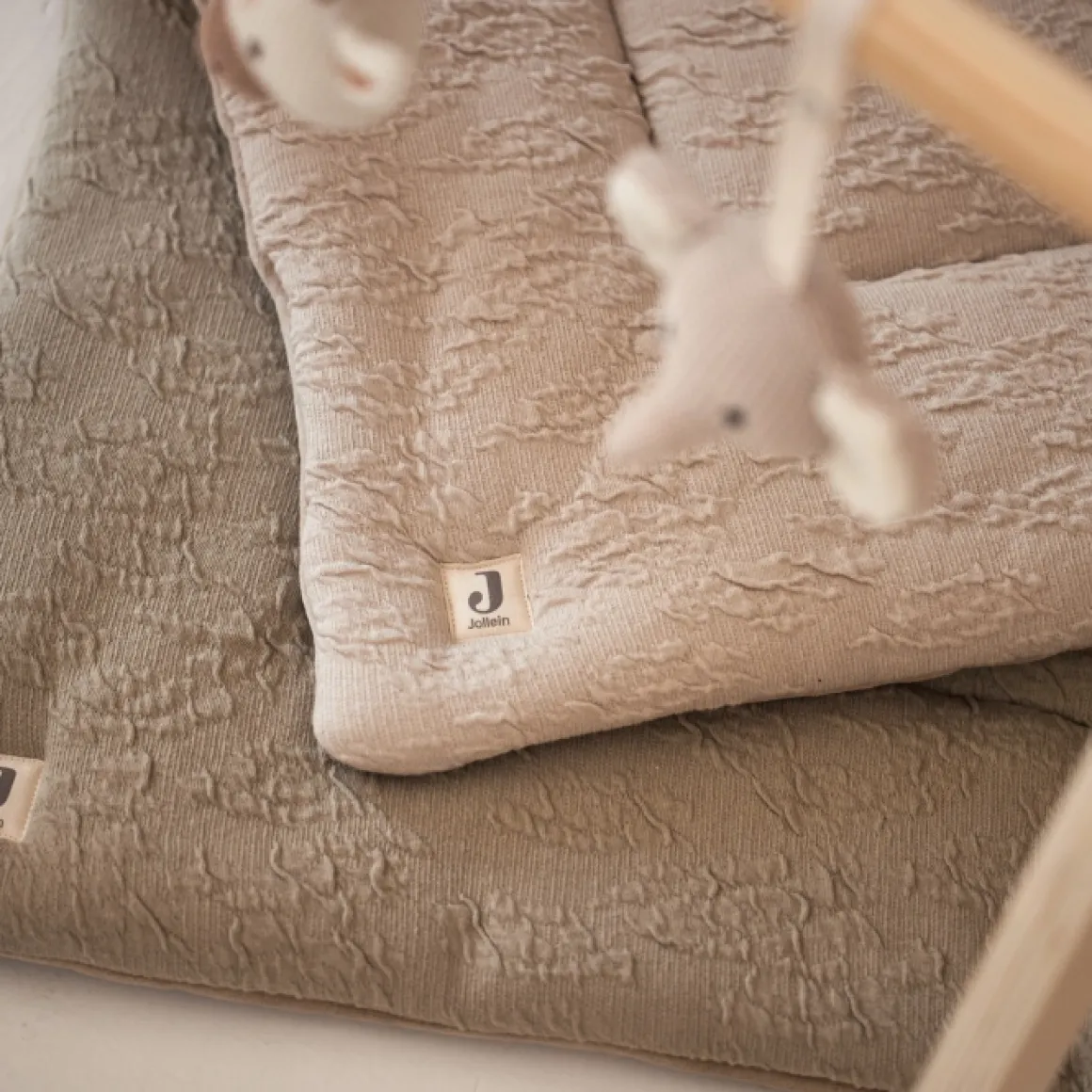 Jollein Boxkleed Soft Waves Nougat 75X95Cm